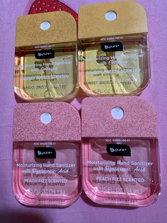 B pure Other - Moisturizing Hand Sanitizer Pack - Peach Fizz & Sunset Breeze